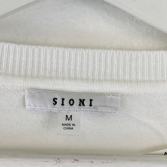 NWT Sioni Lace Sleeve Sweater Size M - Picture 7 of 9